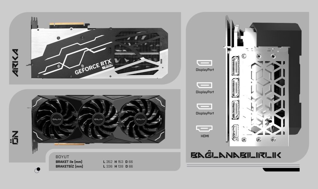 Galax Geforce Rtx 4080 Super St 1 Click Oc 16gb Gddr6x 256 Bit Dlss 3 Ekran Karti 48szm6md9sts 2 Yil Birebir Degisim Garantili H8