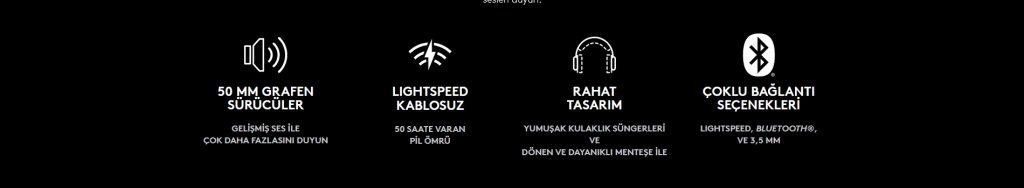 Logitech G Pro X 2 Lightspeed Kablosuz Beyaz Gaming Kulaklik 981 001269 H1