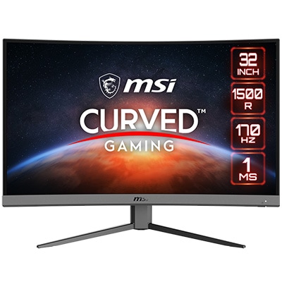 MSI G32C4 E2 31.5 inç 170Hz 1Ms CURVE Freesync Premium Full HD Gaming Monitör H1