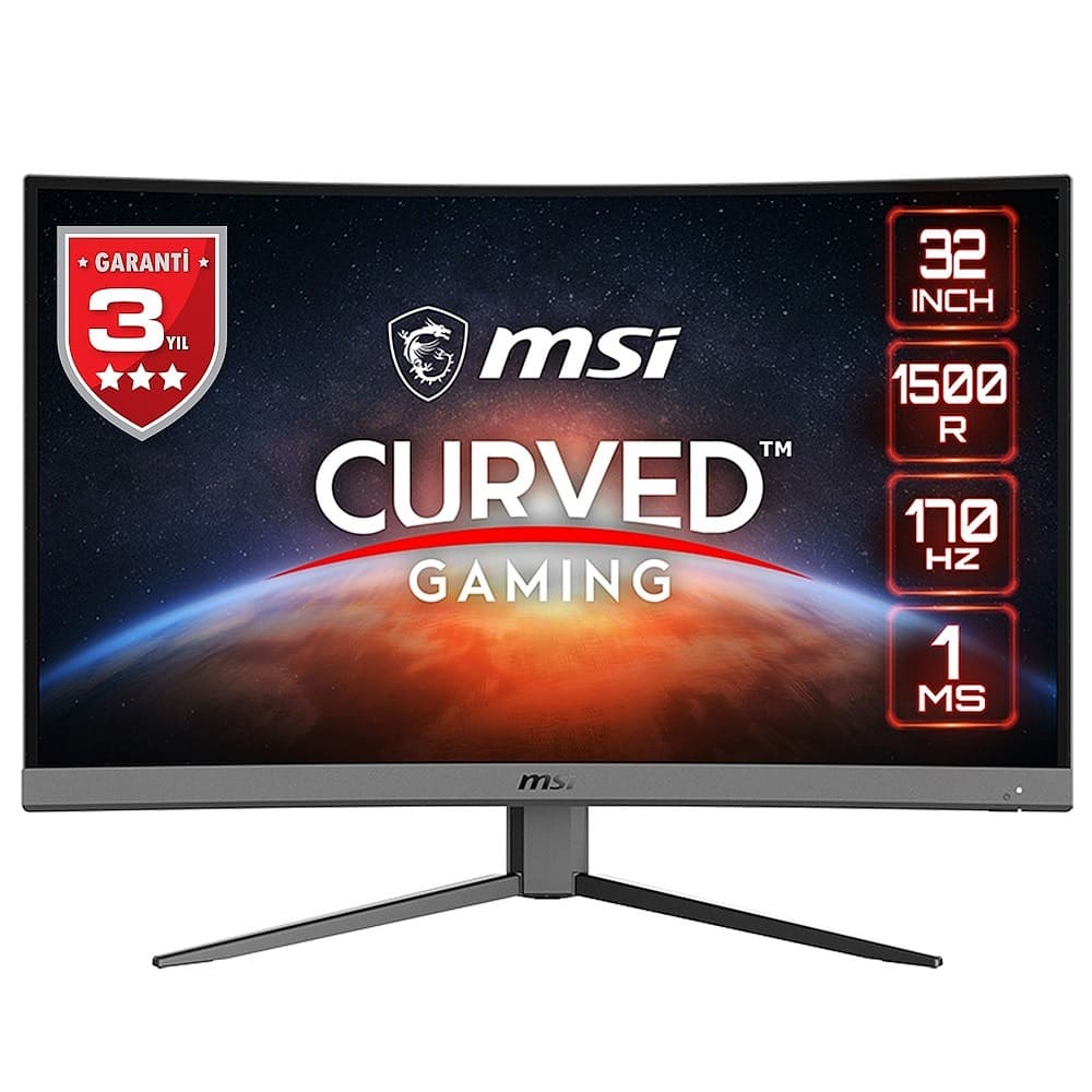 Msi G32c4 E2 31 5 Inc 170 Hz 1ms Full Hd Adaptive Sync Va Kavisli Gaming Monitor Y