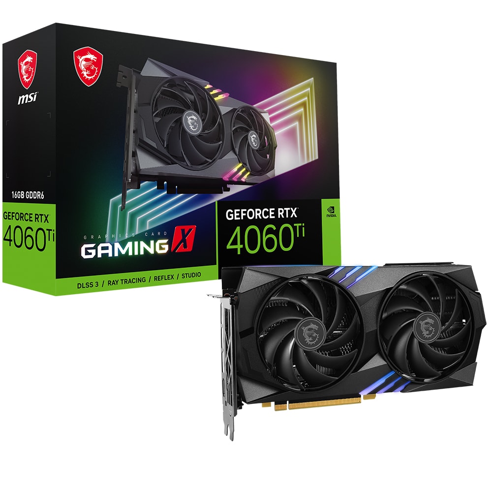 Msi Geforce Rtx 4060 Ti Gaming X 16g 16gb Gddr6 128 Bit Dlss 3 Ekran Karti