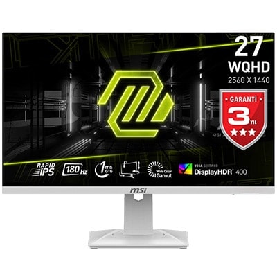 MSI MAG 274QRFW 27 inç 180Hz 1Ms Flat RAPID IPS Adaptive Sync WQHD Gaming Monitör h1