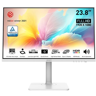 MSI MODERN MD2412PW 23.8 inç 100Hz 1Ms FLAT IPS Adaptive Sync Full HD TYPE-C Monitör H1