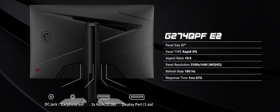 MSI G274QPF E2 Gaming Monitör h14