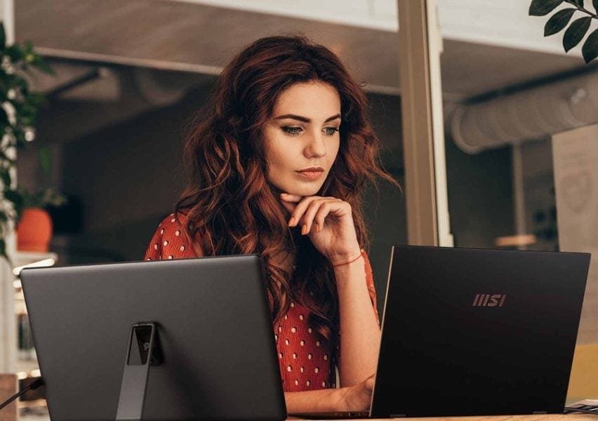 MSI PRO MP161 E2 15.6 inç 60Hz 4Ms Flat IPS Adaptive Sync Full HD Portatif Monitör h13