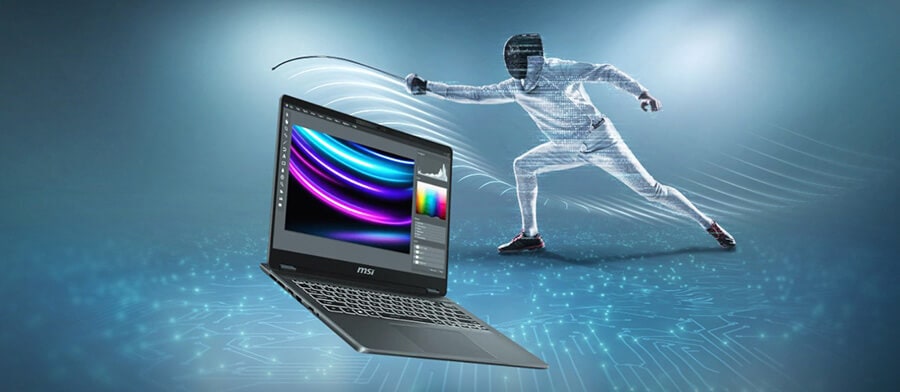 MSI PRESTIGE 14 AI EVO C1MG-026TR Laptop a2