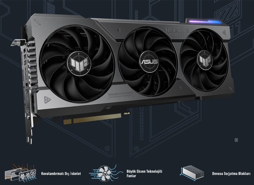 ASUS TUF Gaming GeForce RTX™ 4070 Ti SUPER 16GB GDDR6X ASUS TUF Gaming GeForce RTX 4070 Ti SUPER 16GB Ekran Kartı a4