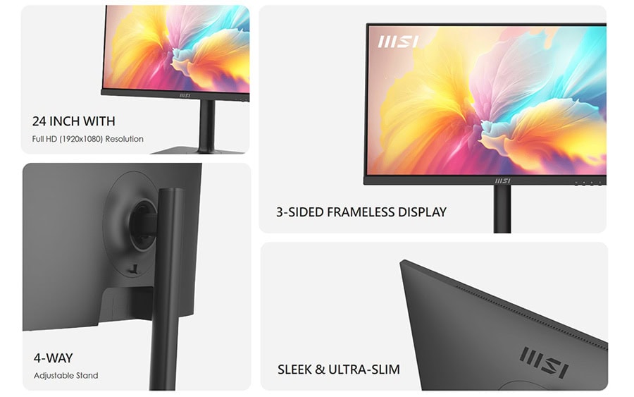 MSI MODERN MD2412P Monitör h4