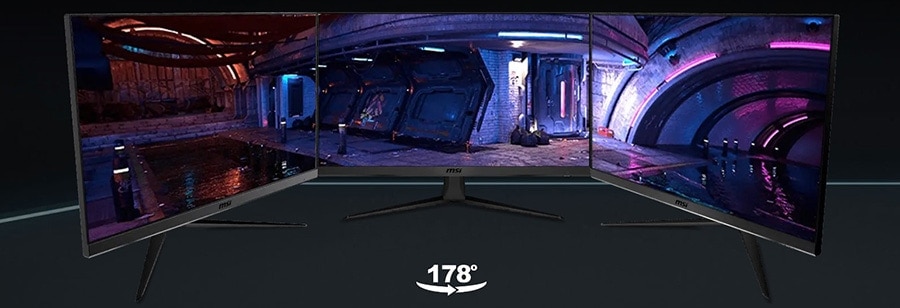 MSI G2412F 23.8 inç 180Hz 1Ms FLAT RAPID IPS Adaptive Sync Full HD Gaming Monitör h9