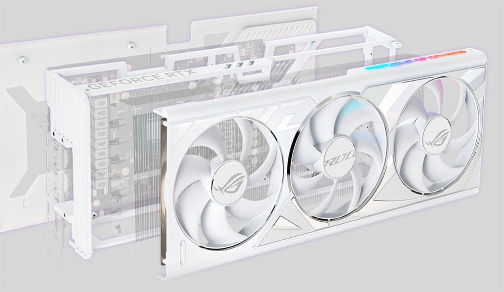 ROG Strix GeForce RTX™ 4080 SUPER 16GB GDDR6X White OC Edition ROG Strix GeForce RTX™ 4080 SUPER 16GB GDDR6X White OC Edition
