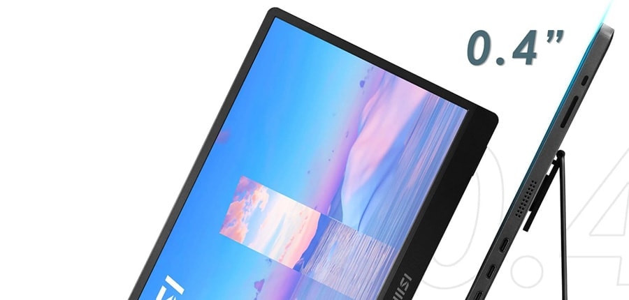 MSI PRO MP161 E2 15.6 inç 60Hz 4Ms Flat IPS Adaptive Sync Full HD Portatif Monitör h10