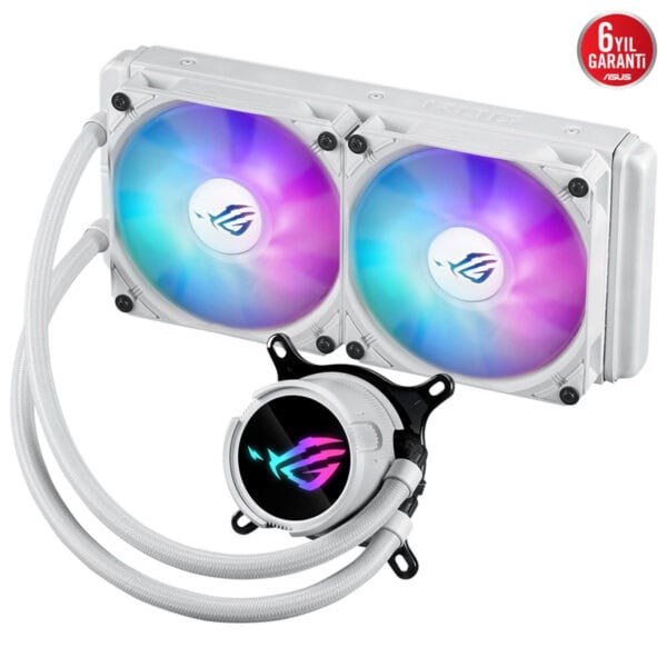 Asus Rog Strix Lc Iii 240 Argb White 240mm Aura Sync Rgb Intel Amd Uyumlu Beyaz İşlemci Sıvı Soğutucu 4