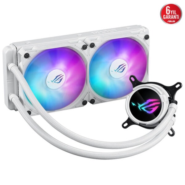 Asus Rog Strix Lc Iii 240 Argb White 240mm Aura Sync Rgb Intel Amd Uyumlu Beyaz İşlemci Sıvı Soğutucu 5