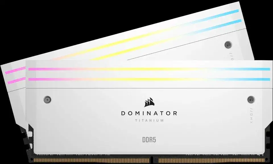 Corsair Dominator Titanium Rgb 32gb 2x16gb 7000mhz Cl34 Intel Xmp 3 0 Ddr5 Beyaz Ram Cmp32gx5m2x7000c34w Yh6