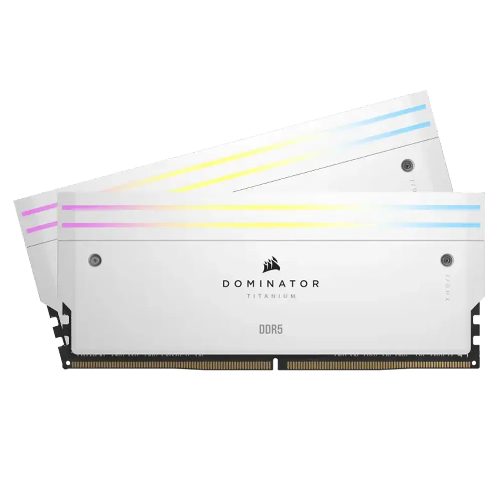Corsair Dominator Titanium Rgb 32gb 2x16gb 7000mhz Cl34 Intel Xmp 3 0 Ddr5 Beyaz Ram Cmp32gx5m2x7000c34w