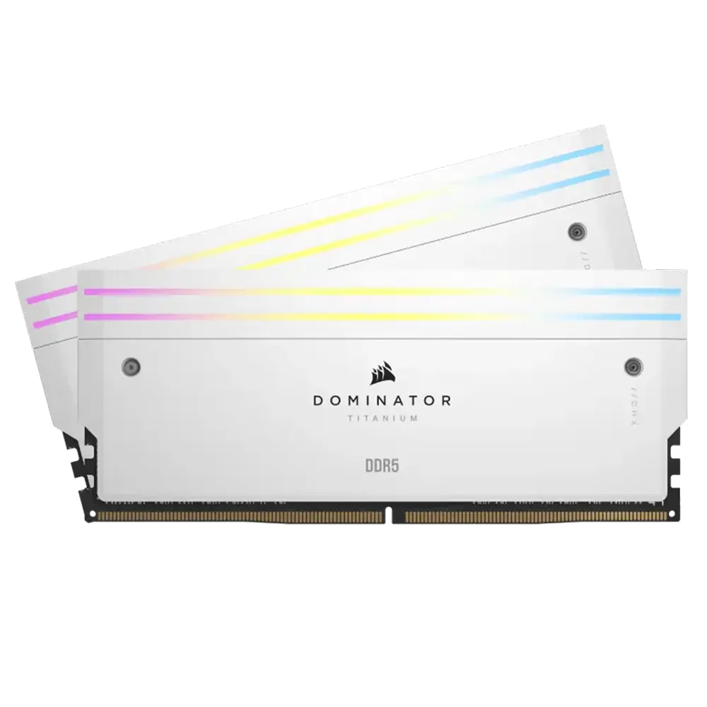 Corsair Dominator Titanium Rgb 48gb 2x24gb 7000mhz Cl36 Intel Xmp 3 0 Ddr5 Beyaz Ram Cmp48gx5m2b7000c36w