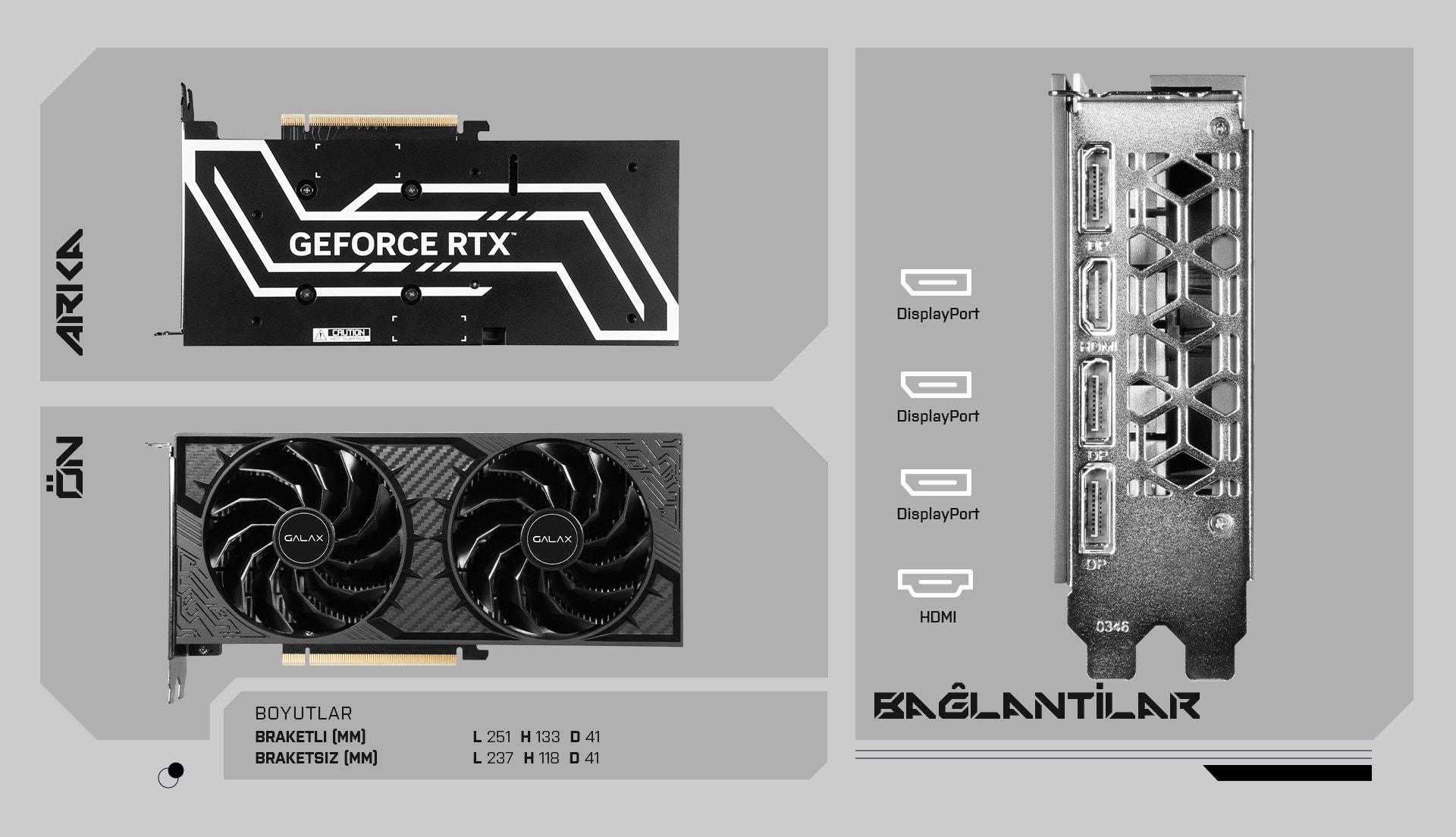 Galax Geforce Rtx 4060 1 Click Oc 2x V2 8gb Ekran Kartı H6