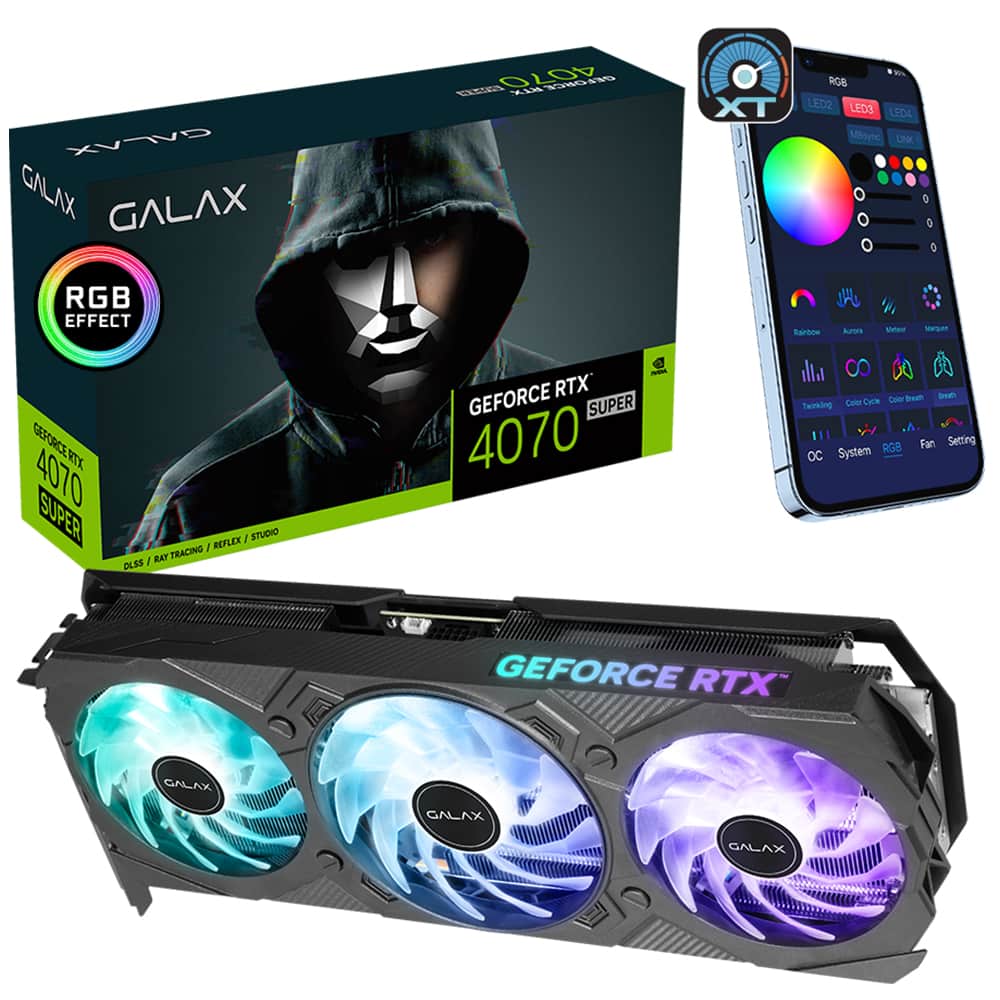 Galax Geforce Rtx 4070 Super Ex Gamer 1 Click Oc 12gb Gddr6x 192 Bit Dlss 3 Ekran Karti 47som7md7jbk