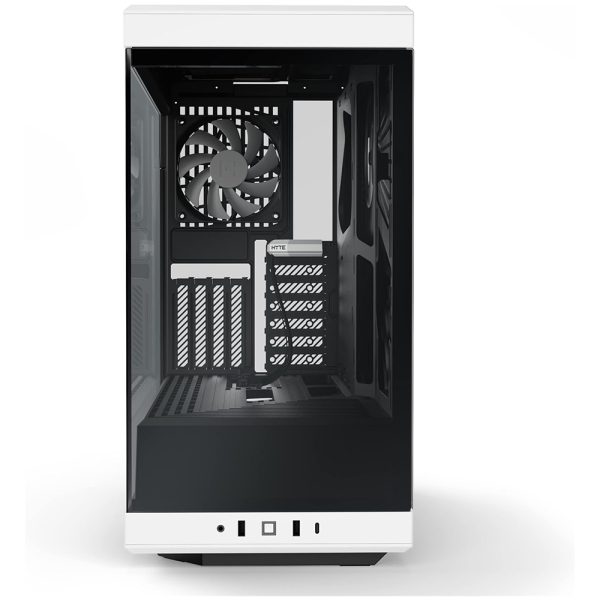 Hyte Y40 Siyah Beyaz Temperli Cam Usb 3 2 Atx Mid Tower Gaming Kasa Cs Hyte Y40 Bw 1