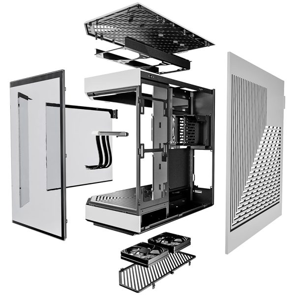 Hyte Y60 Siyah Beyaz Temperli Cam Usb 3 2 E Atx Premium Mid Tower Gaming Kasa Cs Hyte Y60 Bw 6