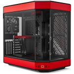 Hyte Y60 Siyah Kirmizi Temperli Cam Usb 3 2 E Atx Premium Mid Tower Gaming Kasa Cs Hyte Y60 Br