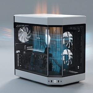 Hyte Y60 Siyah Temperli Cam Usb 3 2 E Atx Premium Mid Tower Gaming Kasa Cs Hyte Y60 B H3