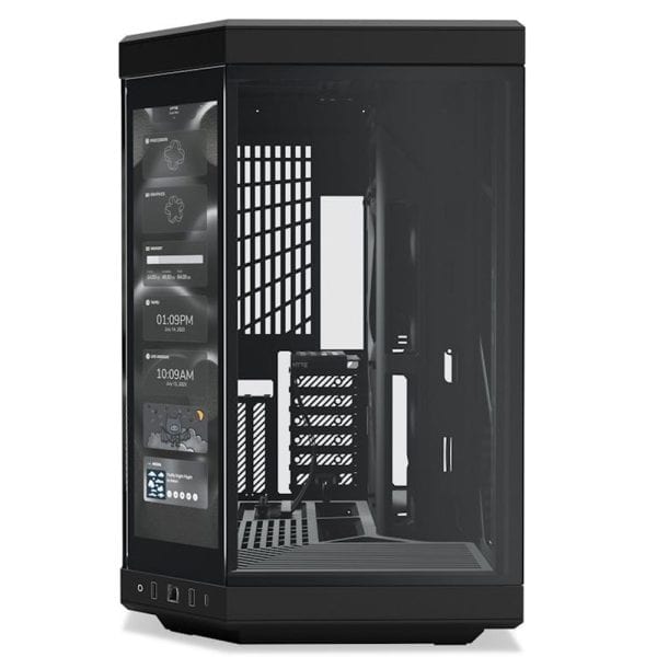 Hyte Y70 Touch Siyah Temperli Cam Usb 3 2 E Atx Dual Chamber Mid Tower Dokunmatik Ekranli Gaming Kasa Cs Hyte Y70 B L 1