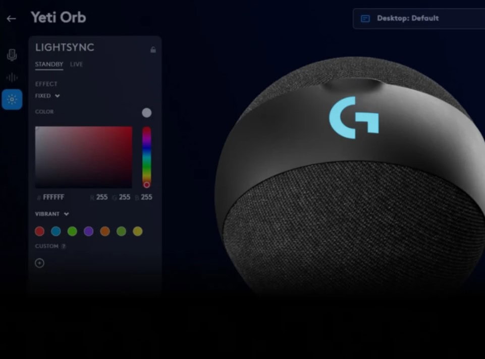Logitech G Yeti Orb Mikrofon H1