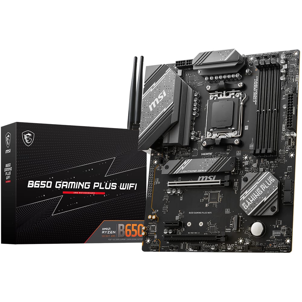 Msi B650 Gaming Plus Wifi 7200mhz Oc Ddr5 Soket Am5 M 2 Hdmi Dp Atx Anakart