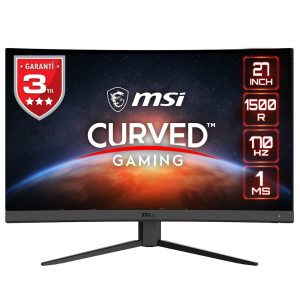 Msi G27c4 E2 27 Inc 170 Hz 1ms Full Hd Freesync Premium Curved Gaming Monitor