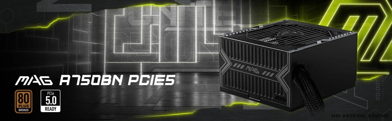 MSI MAG A750BN PCIe5 Güç Kaynağı a1