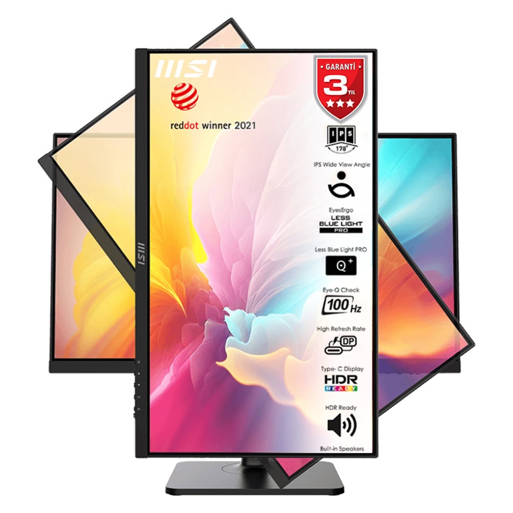 Msi Modern Md2412p 23 8 Inc 100hz 1ms Full Hd Adaptive Sync Ips Monitor
