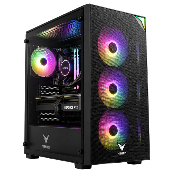 Vento Vg3400s Rgb Temperli Cam Usb 3 0 Mesh Siyah Atx Hyper Pro H3 650 80 Bronze Gaming Kasa T2