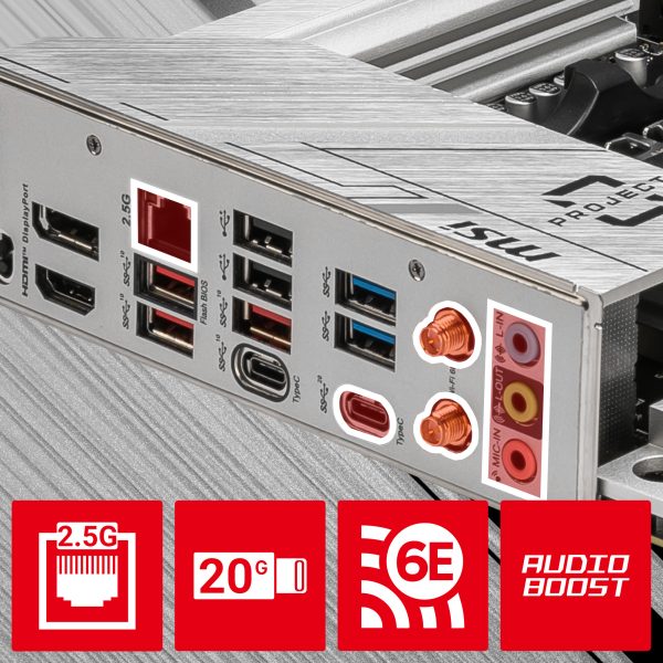 MSI B650M PROJECT ZERO Anakart h11