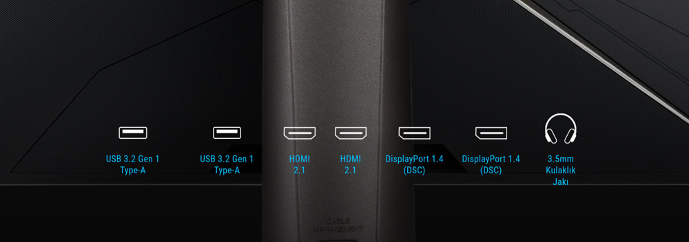 ROG Swift PG27UQR ASUS ROG Swift PG27UQR Gaming Monitör h14