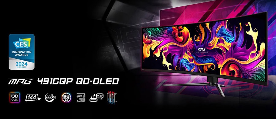 MSI MPG 491CQP QD-OLED Monitör h2