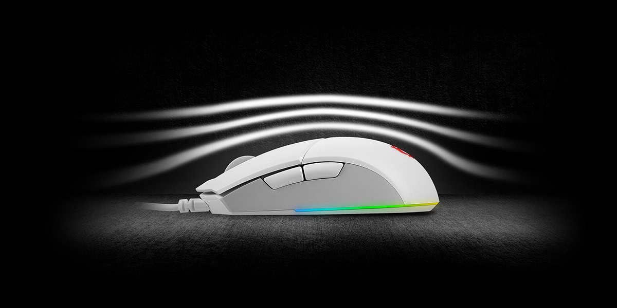 MSI CLUTCH GM11 WHITE Mouse a3