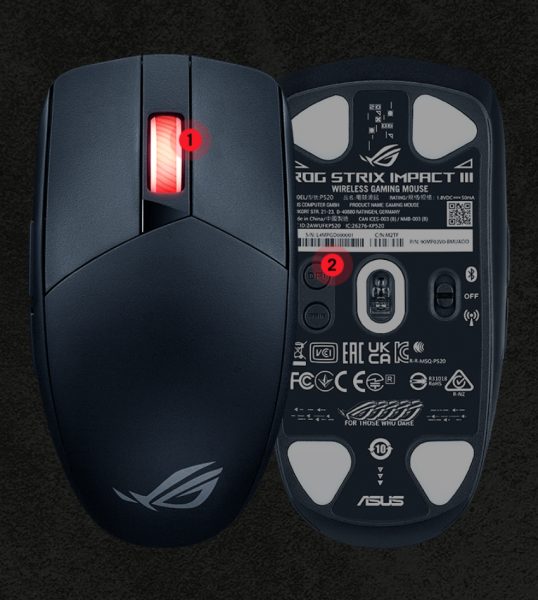 ROG Strix Impact III Wireless ASUS ROG Strix Impact III Wireless Mouse a14