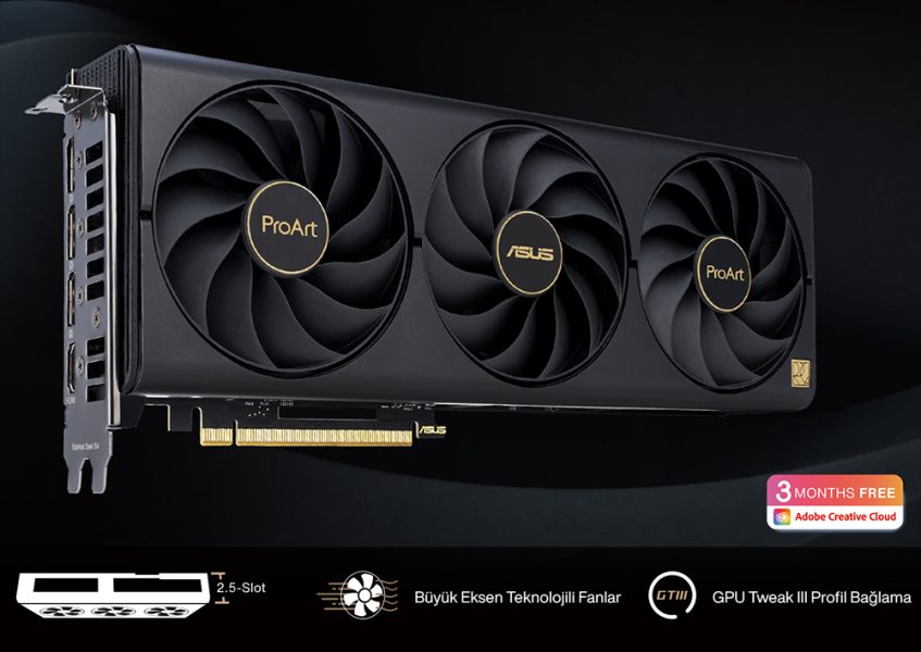 ASUS ProArt GeForce RTX 4070 Ti SUPER 16GB Ekran Kartı a4