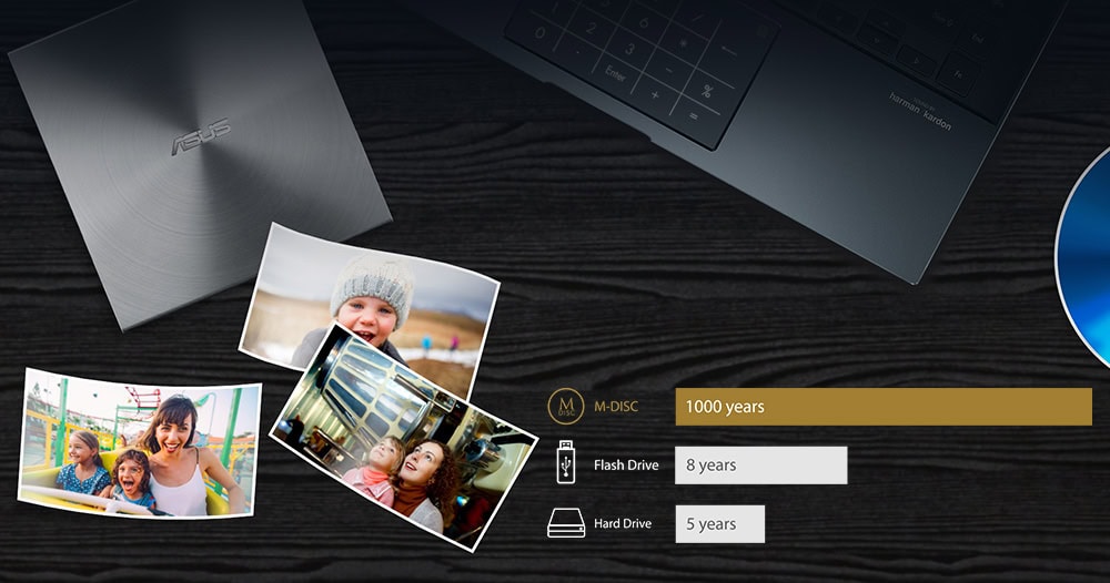 ASUS ZenDrive-U8M SDRW-08U8M-U Siyah DVD Yazıcı h4