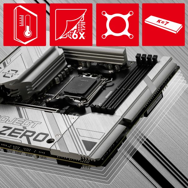 MSI B650M PROJECT ZERO Anakart h6