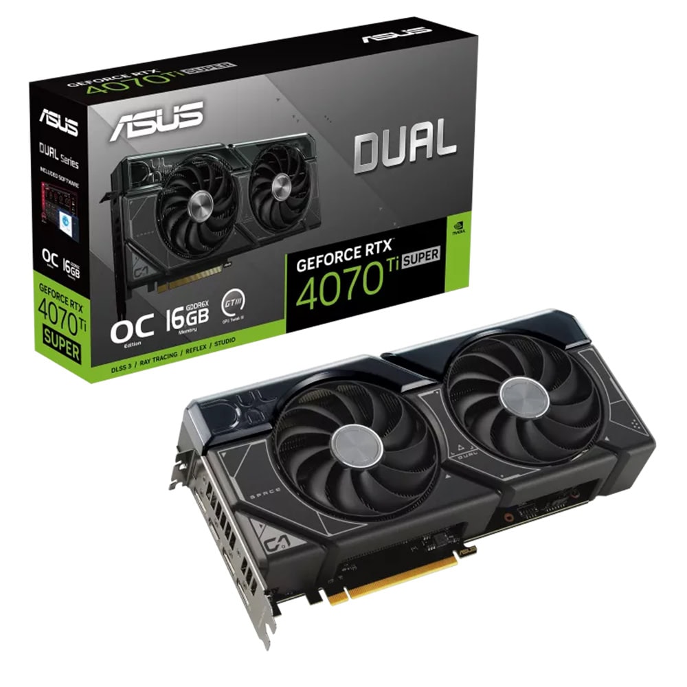 Asus Dual Rtx 4070 Ti Super Oc 16gb Gddr6x 256 Bit Dlss 3 Ekran Karti 1