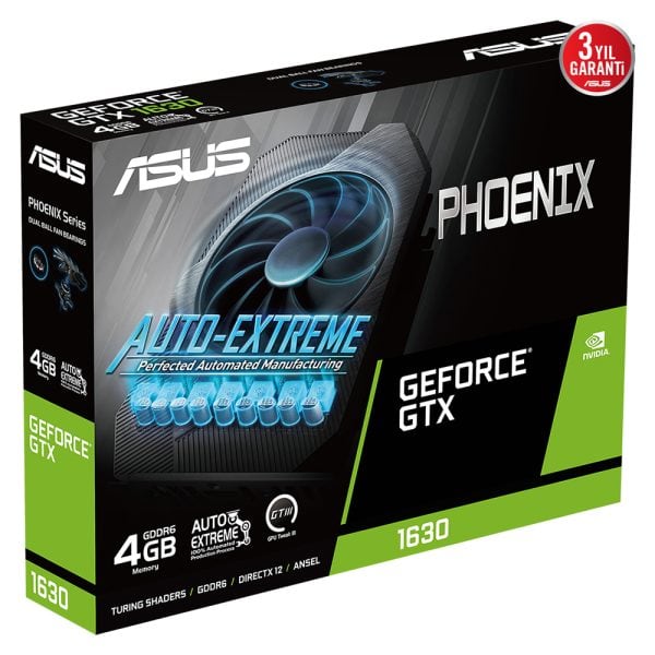 Asus Phoenix Geforce Gtx 1630 4gb Gddr6 64 Bit Ekran Karti 9
