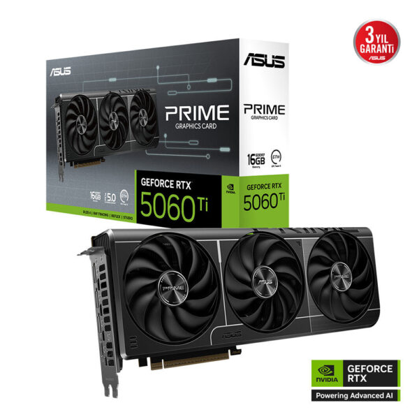 Asus Prime Geforce Rtx 5060 Ti 16gb Gddr7 128 Bit Dlss 4 Ekran Karti 2
