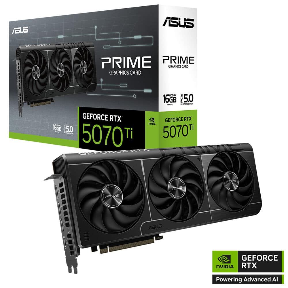 Asus Prime Geforce Rtx 5070 Ti 16gb Gddr7 256 Bit Dlss 4 Ekran Karti Y1