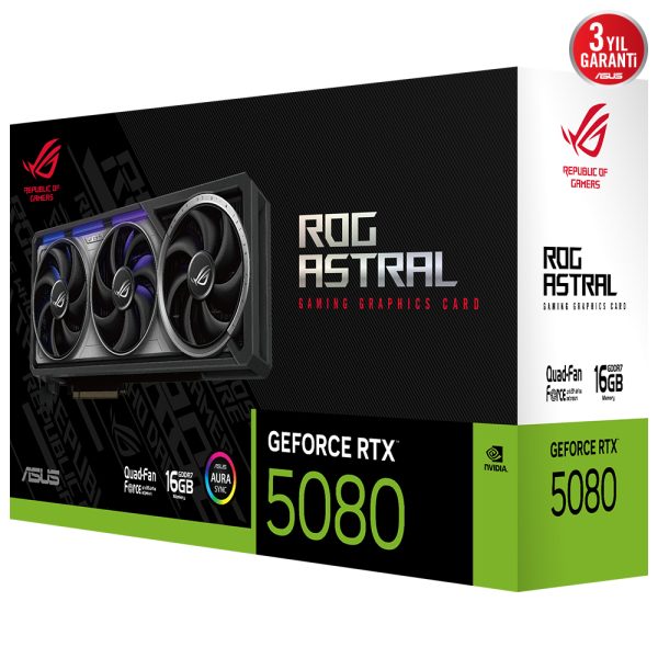 Asus Rog Astral Geforce Rtx 5080 16gb Gddr7 256 Bit Dlss 4 Ekran Karti 13