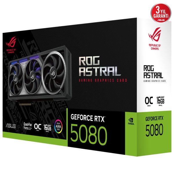 Asus Rog Astral Geforce Rtx 5080 Oc 16gb Gddr7 256 Bit Dlss 4 Ekran Karti 13