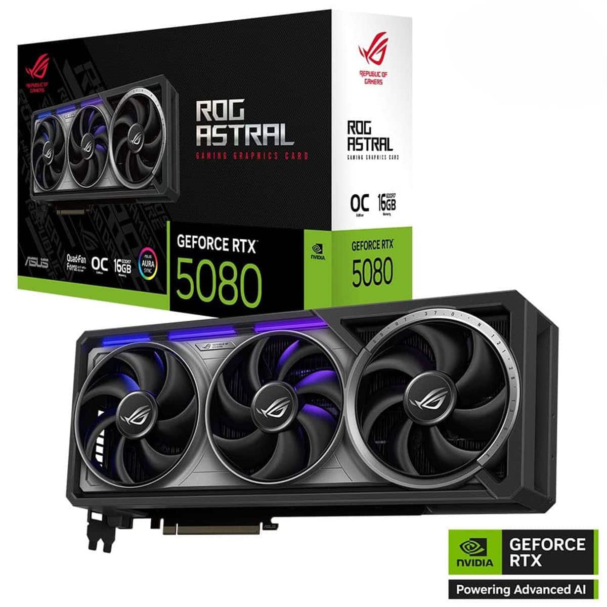 Asus Rog Astral Geforce Rtx 5080 Oc 16gb Gddr7 256 Bit Dlss 4 Ekran Karti Control Resonant Hediyeli 1