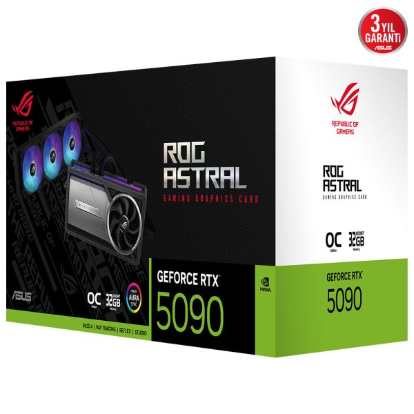 Asus Rog Astral Lc Geforce Rtx 5090 Oc 32gb Gddr7 512 Bit Dlss 4 Sivi Sogutuculu Ekran Karti 20