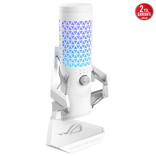 Asus Rog Carnyx Aura Rgb Condenser Beyaz Gaming Mikrofon Y4